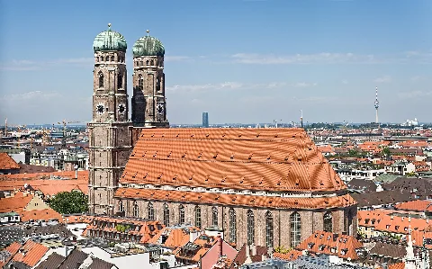 Frauenkirche Munich View From Peterskirche Tower