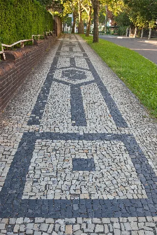 Freiberg Annaberger Strasse Mosaikpflaster