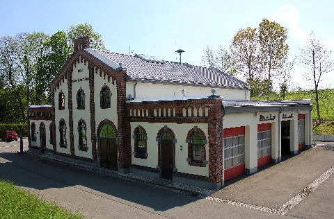 Freiwillige Feuerwehr Mülsen St.Jacob. Gaswerk Mülsen St.Jacob. 1906. Sachsen. Landkreis Zwickau.Dresdner Straße 13 A, 08132 Mülsen