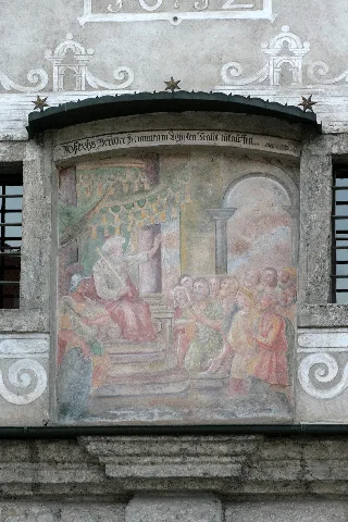 Fresko Am Steyrer Innerberger Stadel