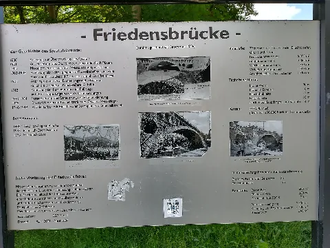 Friedensbrücke Plauen (Infotafel) 2021