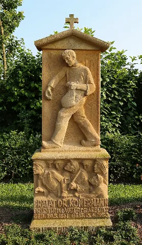 Friedhof Steinbeck Grab August Konermann 2