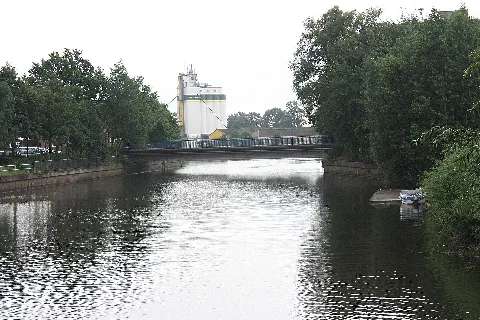 Friedrichstadt, View From The Blue Bridge To South