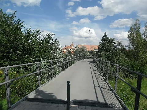 Fußgängerbrücke Über Die Altmühl