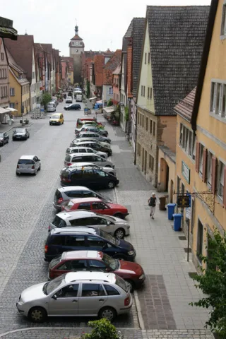Galgengasse Von Der Stadtmauer, Rothenburg Geo En.hlipp.de 13145