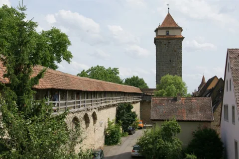 Galgentor Und Die Stadtmauer, Rothenburg Geo En.hlipp.de 13146