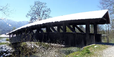 Garmisch, Fußgängerbrücke Kreuzsteg, 2