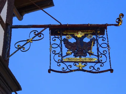 Gasthaus Schwarzer Adler (Steinach), Wirtshausausleger