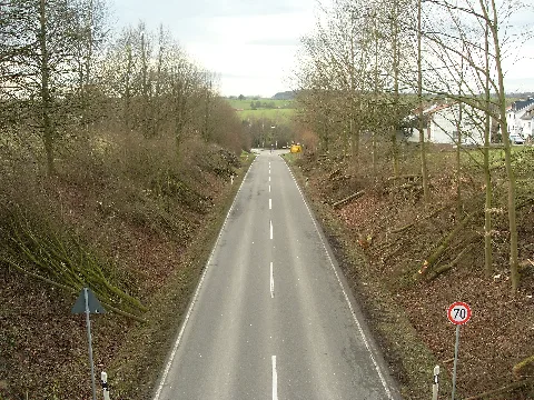 Gauangelloch Strasse K4160 Richtun Gauangelloch 01