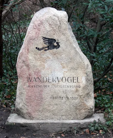 Gedenkstein Stadtpark Steglitz (Stegl) Wandervogel