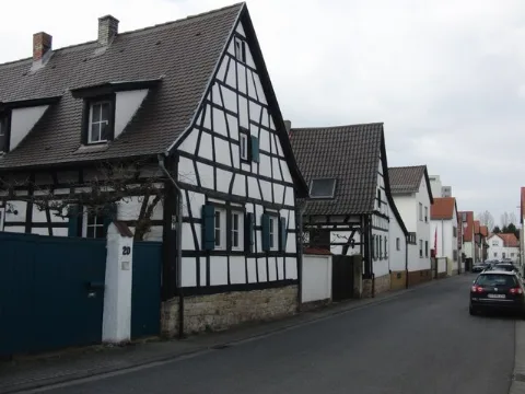Geograph 083601 Klein Schifferstadt, Fachwerkhäuser In Der Langgasse