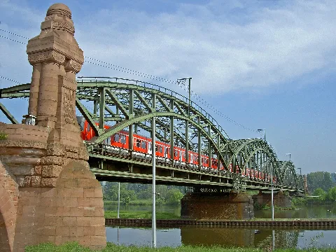 Ginsheim Gustavsburg Mainbruecke S Bahn