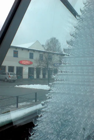Glass Pyramid Zwiesel Detail