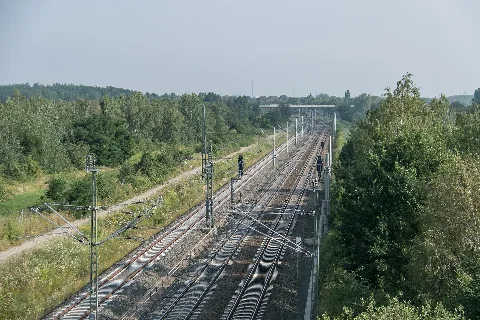Gleisanlagen Zwischen Böhlen Und Großdeuben