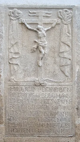 Gravestone Katharin Lindemarin, Ober St. Veit