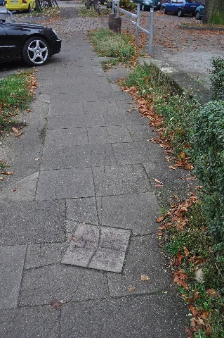 Grenzstein Högenstraße 49A (Hamburg Eimsbüttel).Lage.ajb