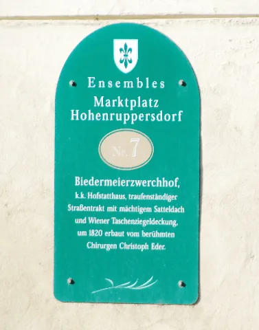 Guentherz 2011 04 09 0109 Hohenruppersdorf Haus7 Tafel