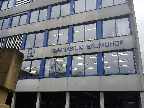 Gymnasium Baumlihof Vorderseite S Trakt