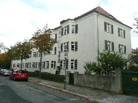 Häuserzeile Trachau Böttgerstraße48 52