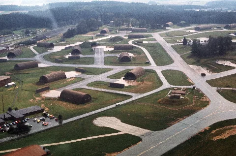 Hahn Air Base Aerial Shelters 1977