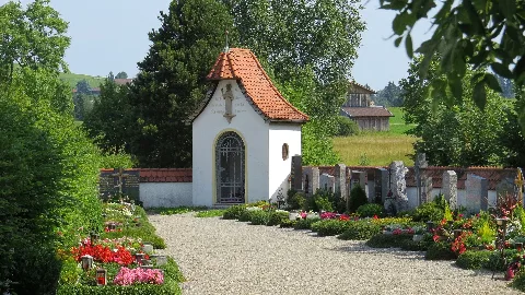 Halblech Trauchgau Friedhof Kapelle No Eck