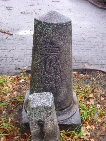 Halbmeilenstein Chaussee Altona Lübeck Altona 2½M (Norderstedt) 01