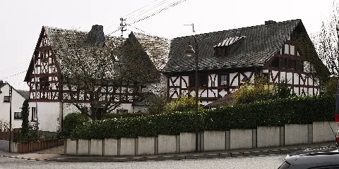 Half Timbered House Hauptstrasse Leuterod