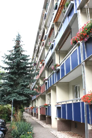 Halle Neustadt, Residential Complex In The Hibiskusweg