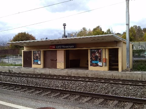 Halte De Lonay Prévergences Bâtiment Voyageur Voie 2