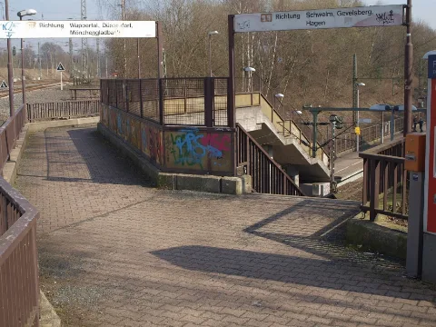Haltepunkt Wuppertal Langerfeld Der Bahnstrecke Elberfeld Dortmund 133
