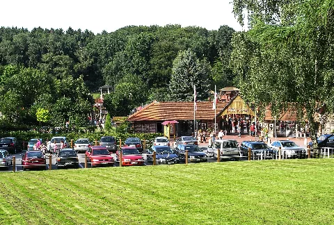 Ketteler Hof, entrance and view of plant, Lavesum, Haltern am See, North Rhine-Westphalia, Germany