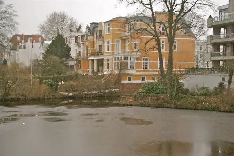 Hamborg Langer Zug Un Mühlenkampkanal