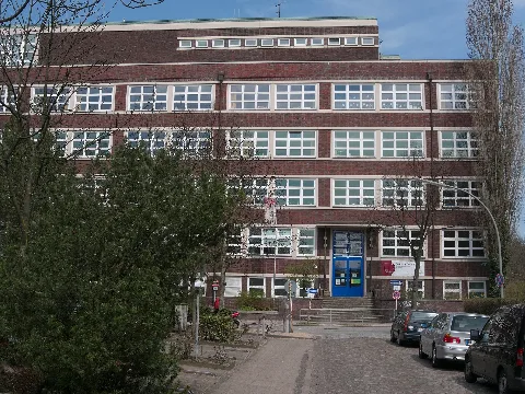 Hamburg.horn.am Pachthof.schule.frontal.wmt