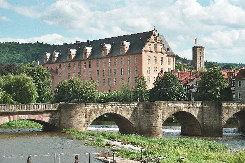 Hann. Münden, Welfenschloss Und Werrabrücke