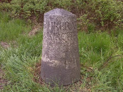 Hasselbach, Preußischer Halbmeilenstein