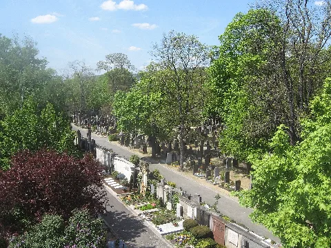 Hauptfriedhof Wuerzburg From Bridge In East 13