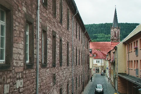 Heilbad Heiligenstadt, Kollegiengasse, Blick Zur St. Aegidien Kirche