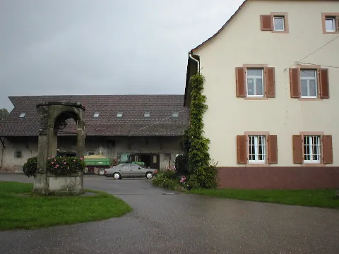 Helmstadt Schloss Mit Brunnen