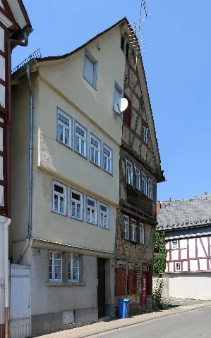 Herborn Fachwerkhaus Chaldäergasse 14 16 (Kd.he 132962 2 07.2015)