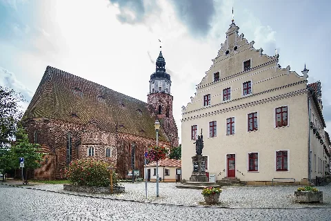 Herzberg Elster Marienkirche Rathaus 01