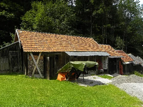Hieflau Denkmalgeschützte Scheunenreihe