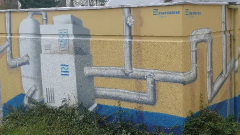 Hilden, Trafostation, Lehmkuhler Weg 1