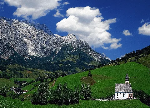 Hochkoenig Blick Von Dienten Panoramio