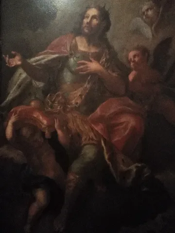 Hochmössingen Martyrium Und Verherrlichung Des Heiligen Sigismund (Bergmiller 1729) Detail