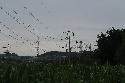 Hochspannungsleitung Herbertingen Tiengen 12072015