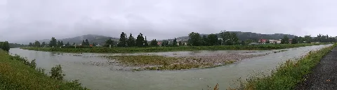 Hochwasser 2009 Traisen Wilhelmsburg Insel
