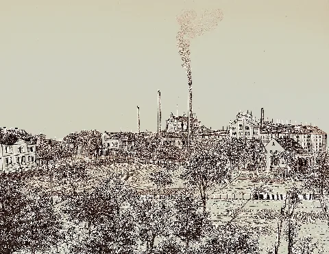 Hoffmann's Stärkefabriken Ansicht 1890