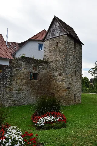 Hohenlohekreis Öhringen Stadtmauer Hofgarten Storchsnestturm