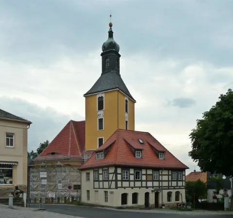 Hohnstein Blick Auf Die Stadtkirche Geo En.hlipp.de 11321
