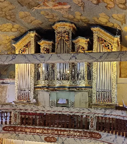 Ifta, Trinitatiskirche, Orgel (01)